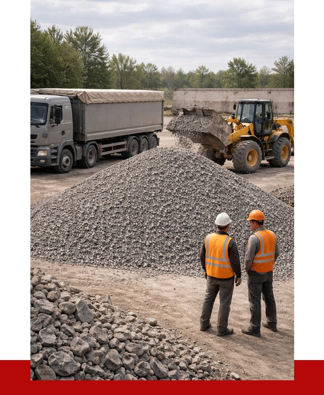 Гранитный щебень фракция 5-20 в октябрьском от 4350 руб | ПРОНЕРУДКтб