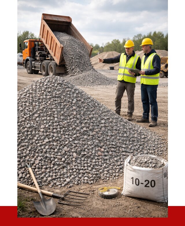Гранитный щебень фракция 10-20 в октябрьском от 4350 руб.|ПРОНЕРУДКтб