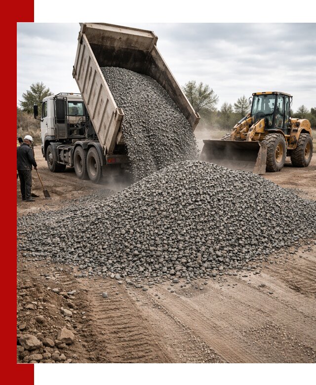 Гранитный щебень фракция 10-20 с доставкой в октябрьском