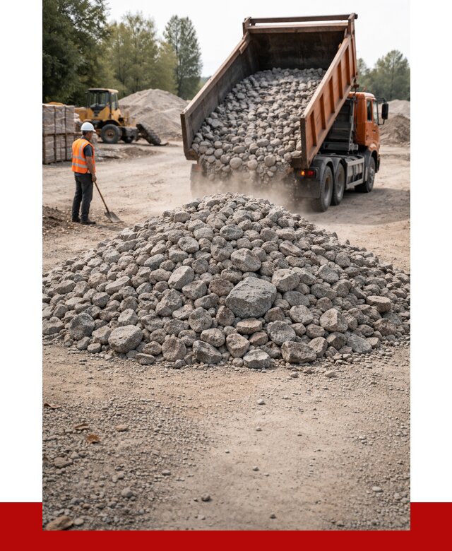 Гранитный щебень фракция 70-150 в октябрьском от 1709 | ПРОНЕРУДКтб