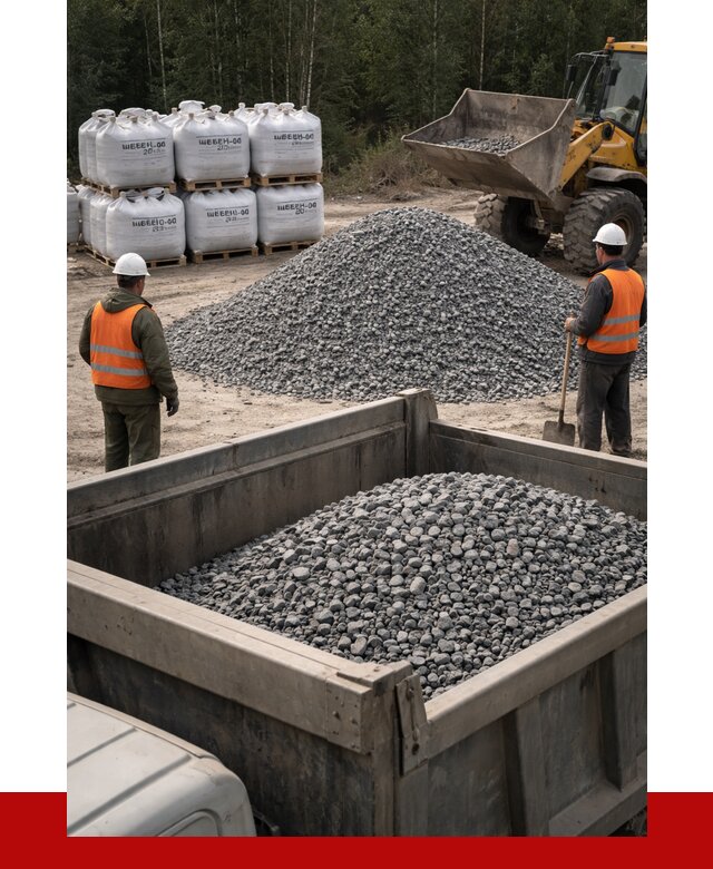 Щебень габбро диабаз 20-40 в октябрьском от 3521 руб. | ПРОНЕРУДКтб