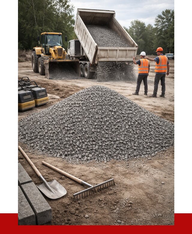 Гравийный щебень купить в октябрьском от 2279 р. ПРОНЕРУДКтб