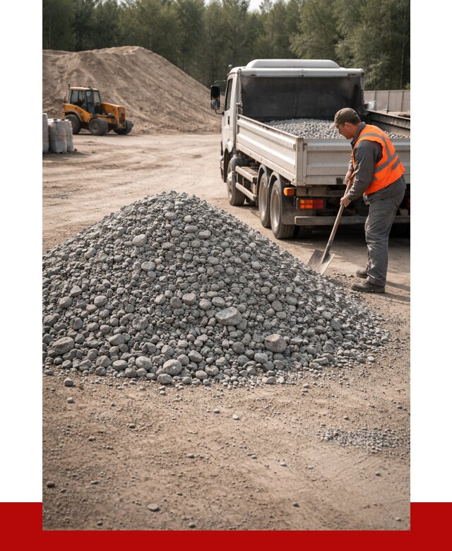 Гравийный щебень фракция 5-10 в октябрьском от 2279 р. | ПРОНЕРУДКтб