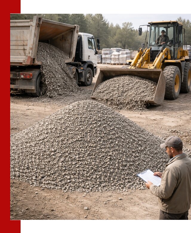 Гравийный щебень фракция 5–10 с доставкой в октябрьском