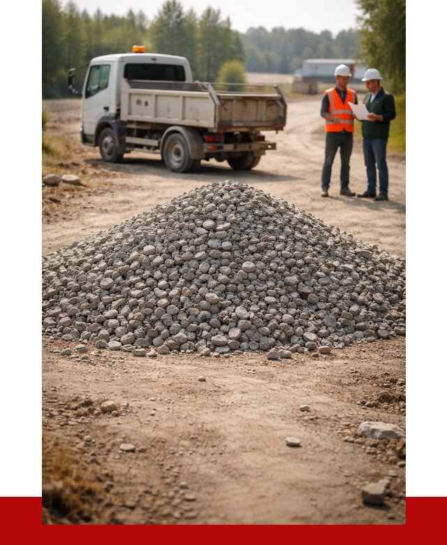 Гравийный щебень фракция 20-40 в октябрьском от 1243 р. | ПРОНЕРУДКтб