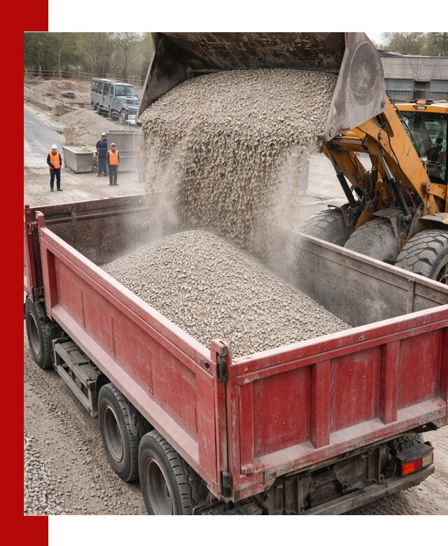 Купить известняковый щебень фракции 0-5 с доставкой в октябрьском