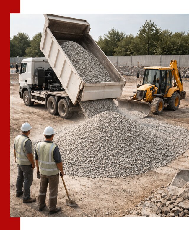 Купить известняковый щебень фракции 5–10 мм с доставкой в октябрьском