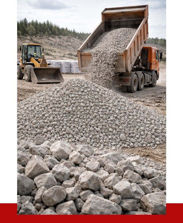Доломитовый щебень фр. 20-40 в октябрьском от 4350 р. | ПРОНЕРУДКтб