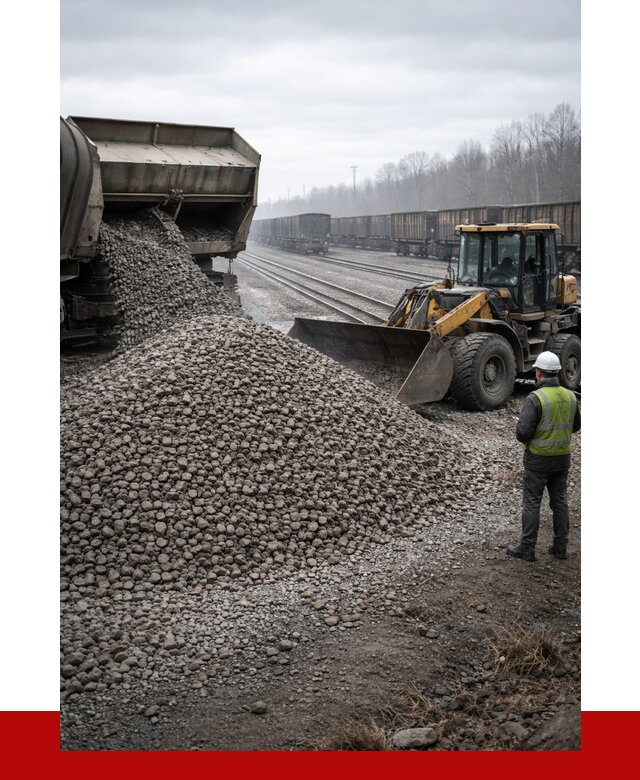 Купить железнодорожный щебень в октябрьском от 2900 р. | ПРОНЕРУДКтб