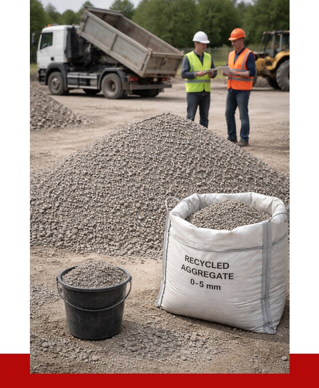 Вторичный щебень фракция 0-5 в октябрьском от 1657 р. ПРОНЕРУДКтб