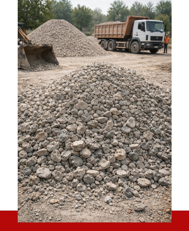 Вторичный щебень фракция 20-40 в октябрьском от 2279 р ПРОНЕРУДКтб