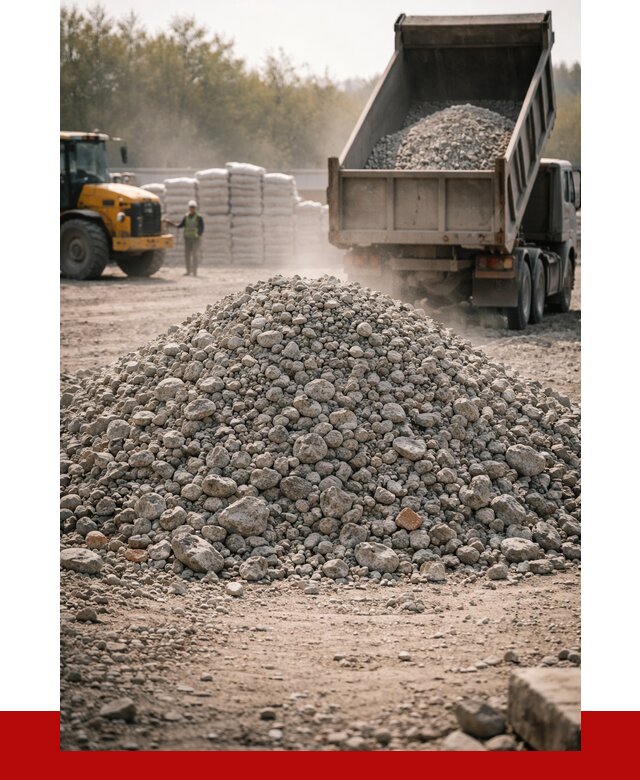 Вторичный щебень фракция 70-150 в октябрьском от 1450 р. | ПРОНЕРУДКтб