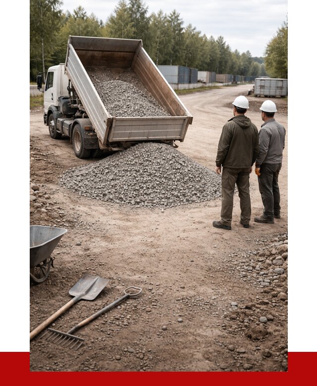 Бетонный щебень фракция 5-20 в октябрьском от 3314 р., ПРОНЕРУДКтб