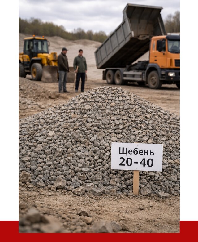 Бетонный щебень фракция 20-40 в октябрьском от 2537 р. | ПРОНЕРУДКтб