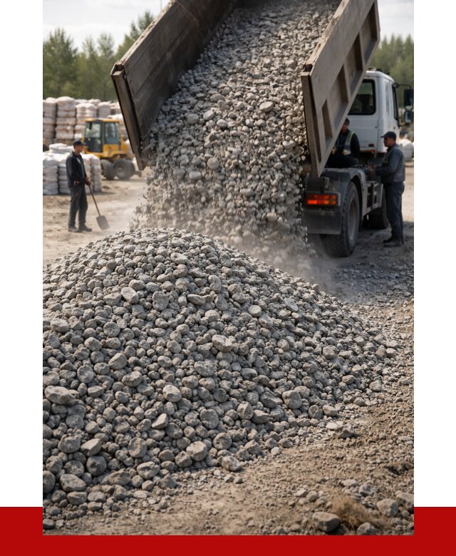 Бетонный щебень фракция 40-70 в октябрьском от 1864 р. ПРОНЕРУДКтб