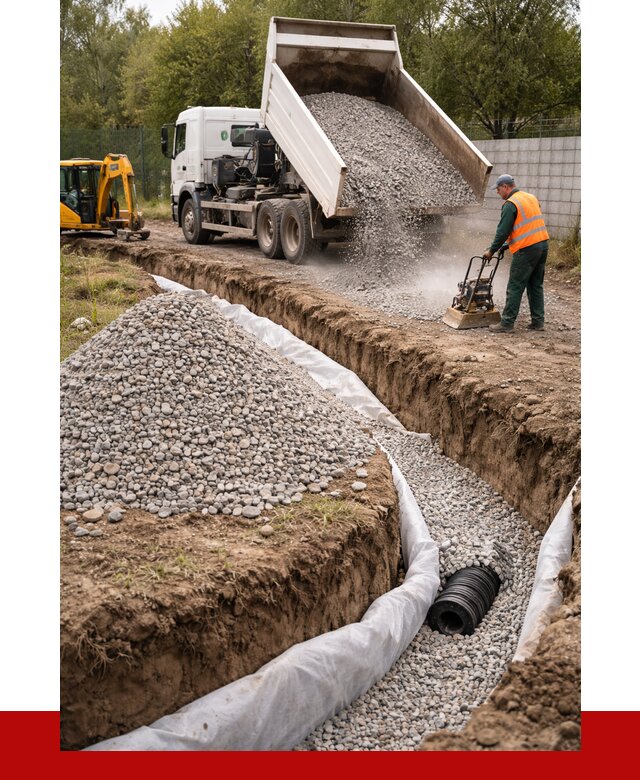 Щебень для дренажа в октябрьском от 1916 р., ПРОНЕРУДКтб доставка