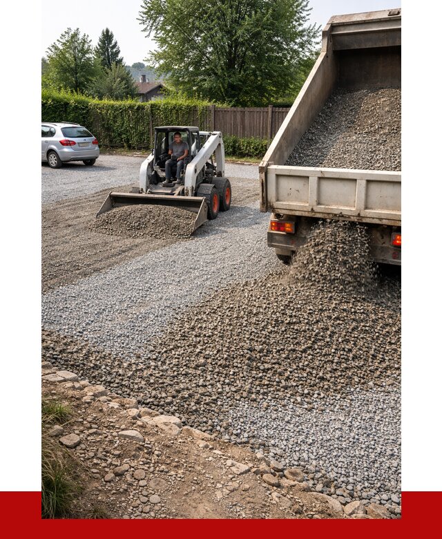 Щебень для парковки в октябрьском с доставкой от 1243 р.| ПРОНЕРУДКтб
