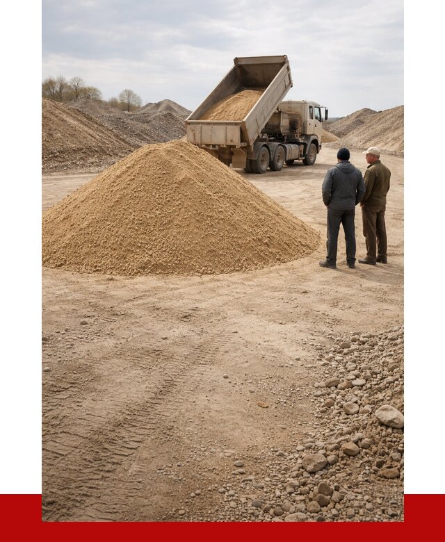 Карьерный песок крупнозернистый в октябрьском от 8803 р | ПРОНЕРУДКтб