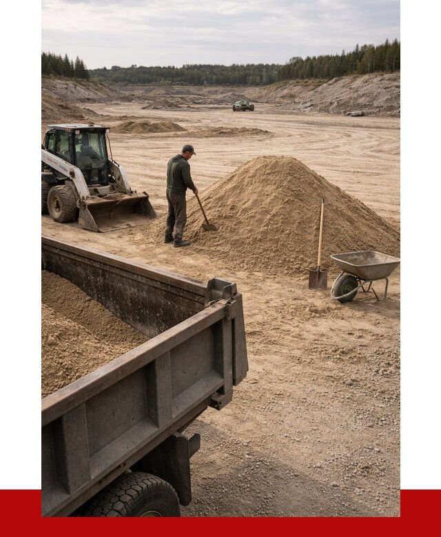 Карьерный песок среднезернистый в октябрьском, от 2279 р. ПРОНЕРУДКтб