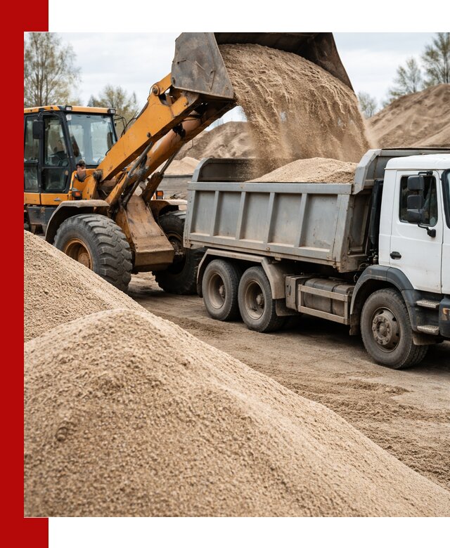 Доставка сеяного песка в октябрьском оптом и в розницу