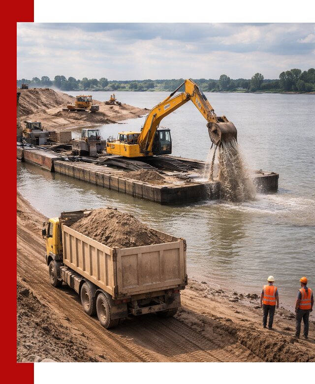 Намывной песок с доставкой в октябрьском оптом и в розницу
