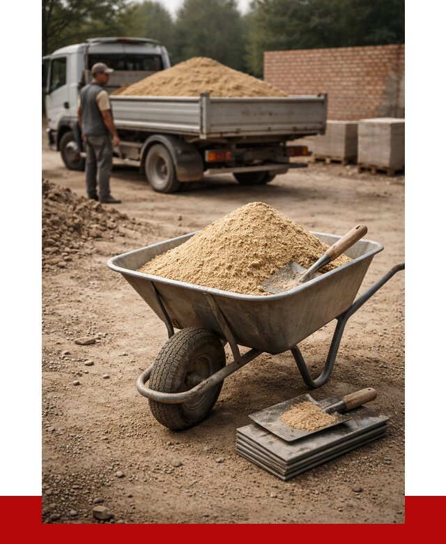 Песок для кладки в октябрьском с доставкой от 2279 р. | ПРОНЕРУДКтб