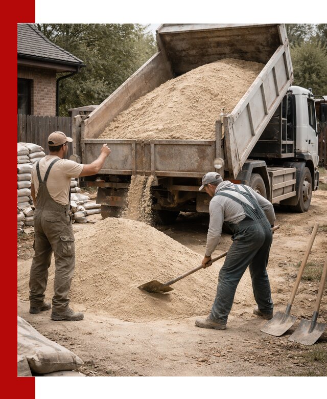 Песок для штукатурки с доставкой в октябрьском качественный и чистый