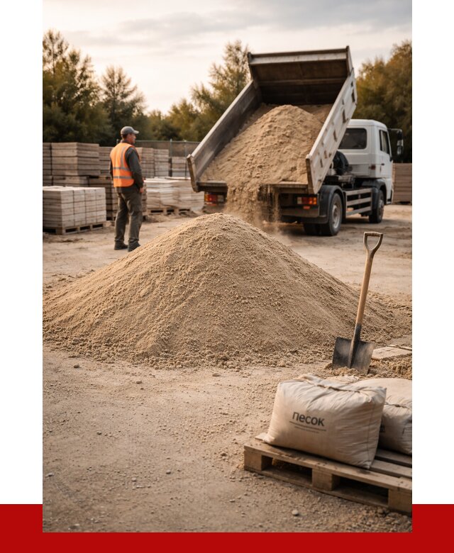 Купить сухой песок в октябрьском с доставкой от 2486 р. | ПРОНЕРУДКтб