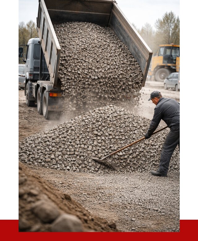 Гравий фракция 20-40 в октябрьском от 2589 р. доставка | ПРОНЕРУДКтб