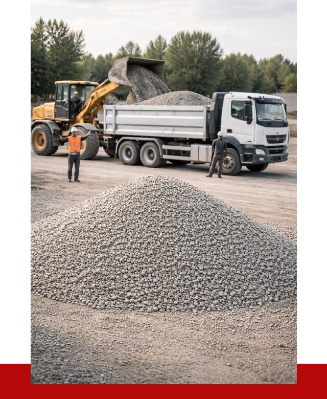 Купить мытый гравий в октябрьском от 3625 р, доставка ПРОНЕРУДКтб