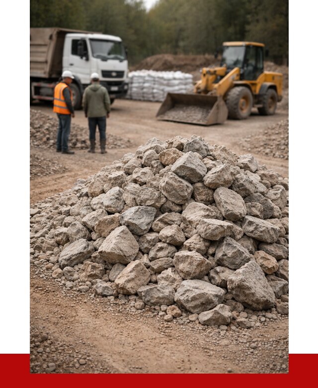 Купить бутовый камень с доставкой в октябрьском от 2382 р. | ПРОНЕРУДКтб