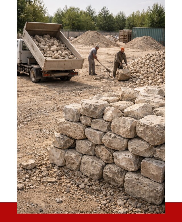 Бутовый камень известняковый в октябрьском от 4350 р. | ПРОНЕРУДКтб