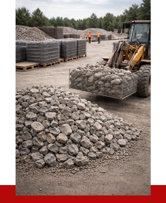 Камень для габионов фракция 70-150 в октябрьском от 4350 р. | ПРОНЕРУДКтб