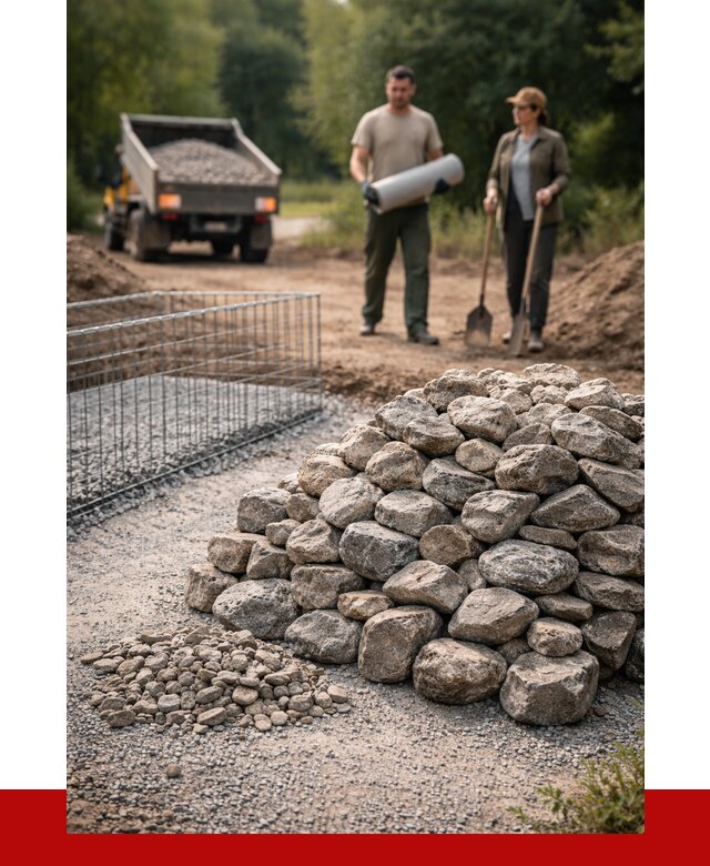 Камень для габионов фракция 100-200 в октябрьском от 4971 р. | ПРОНЕРУДКтб