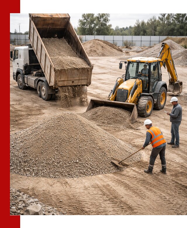 Поставка и доставка ПГС С4 в мешках и самосвалах в октябрьском