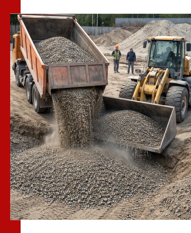 Доставка щпс С9 самосвалами по выгодным тарифам в октябрьском