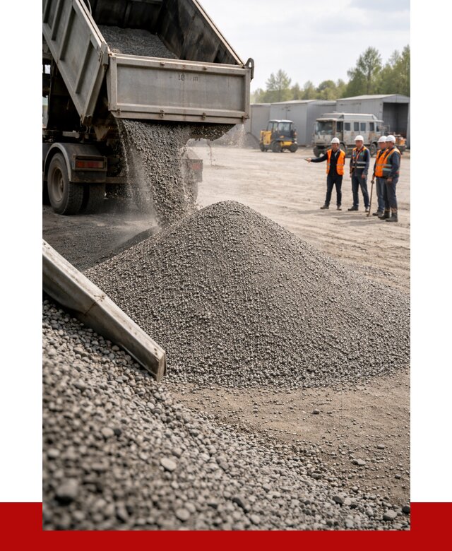 Гравийный отсев 0-5 в октябрьском от 1243 р. с доставкой | ПРОНЕРУДКтб