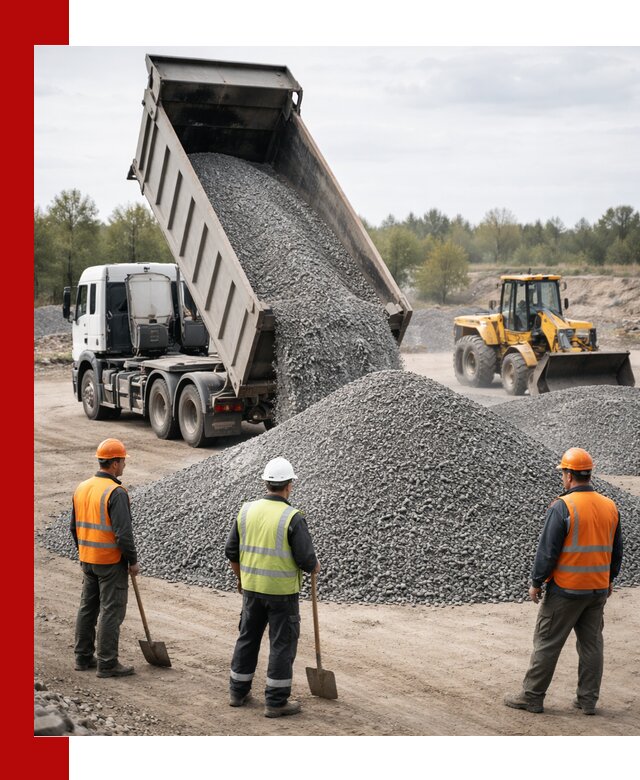 Доставка и продажа гранитной крошки в октябрьском