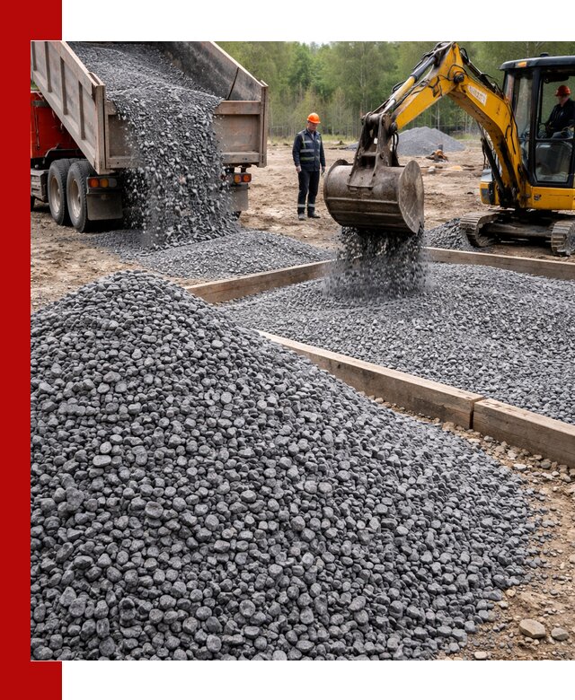 Купить гранитную крошку фракции 10-20 в октябрьском