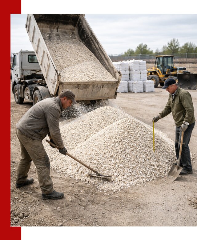 Мраморная крошка с доставкой и разгрузкой в октябрьском