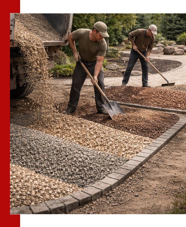 Декоративная крошка для ландшафта в октябрьском — продажа и доставка