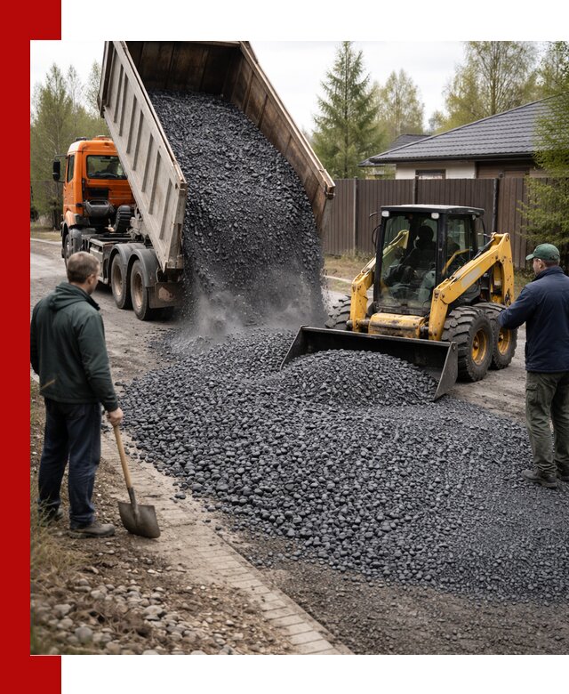 Крошка габбро с доставкой в октябрьском для строительных работ