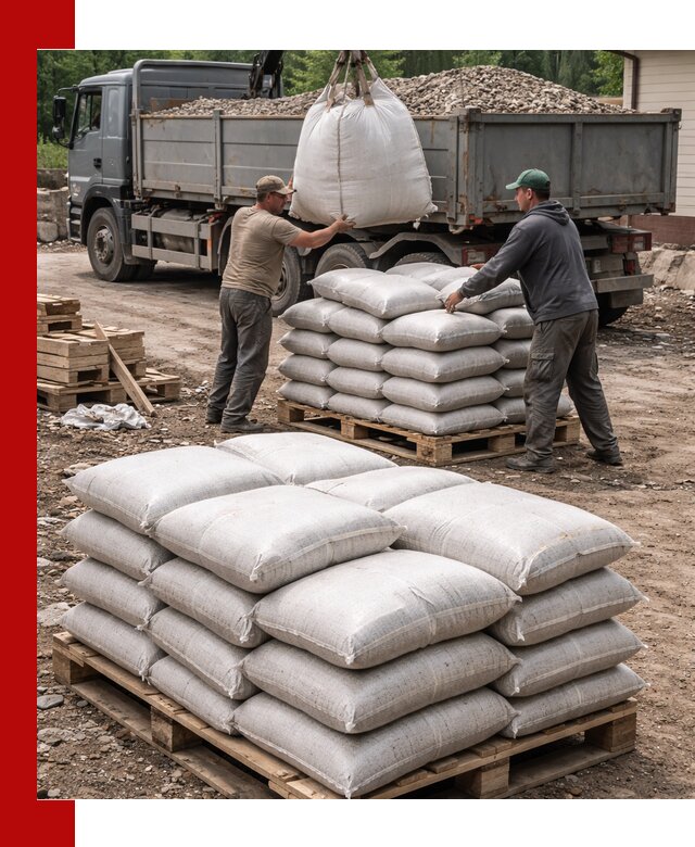 Керамзит в мешках с доставкой в октябрьском от компании-поставщика