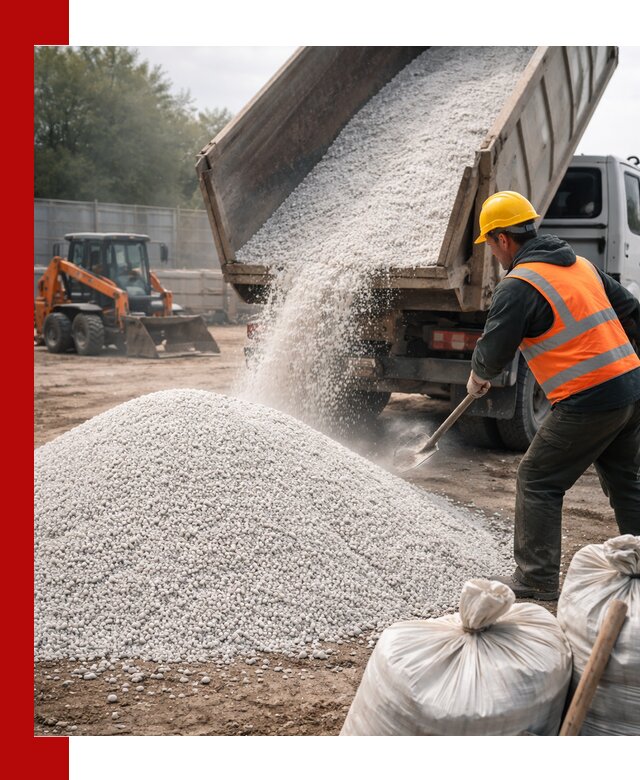 Доставка перлита вспученного в октябрьском оптом и в розницу