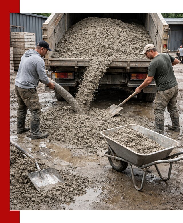 Цементно-песчаная смесь М150 доставка в октябрьском