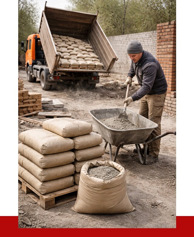 Купить сухую смесь для кладки в октябрьском от 1243 р. | ПРОНЕРУДКтб