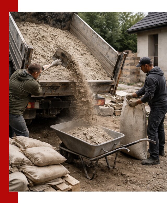 Качественная сухая смесь для кладки с доставкой в октябрьском