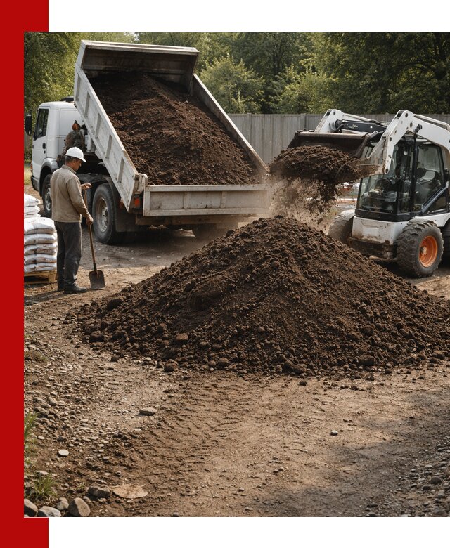 Доставка растительного грунта в октябрьском от производителя оптом и в розницу