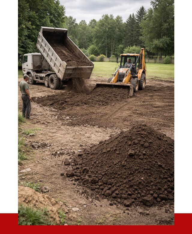 Грунт для выравнивания участка в октябрьском от 1243 р. | ПРОНЕРУДКтб
