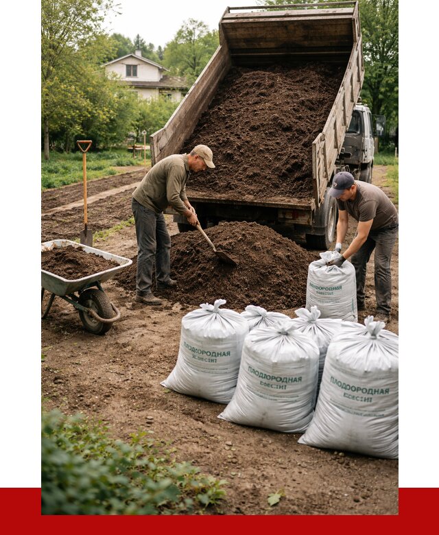 Плодородная смесь в октябрьском от 4350 р./куб с доставкой | ПРОНЕРУДКтб